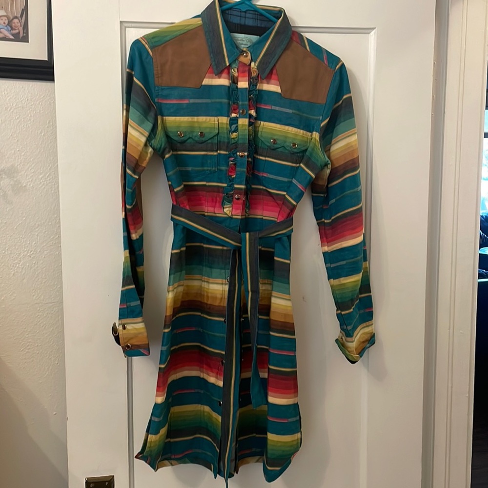 Tasha Polizzi serapi print western dress